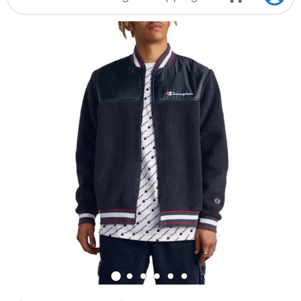 Champion basketball Sherpa jacket.